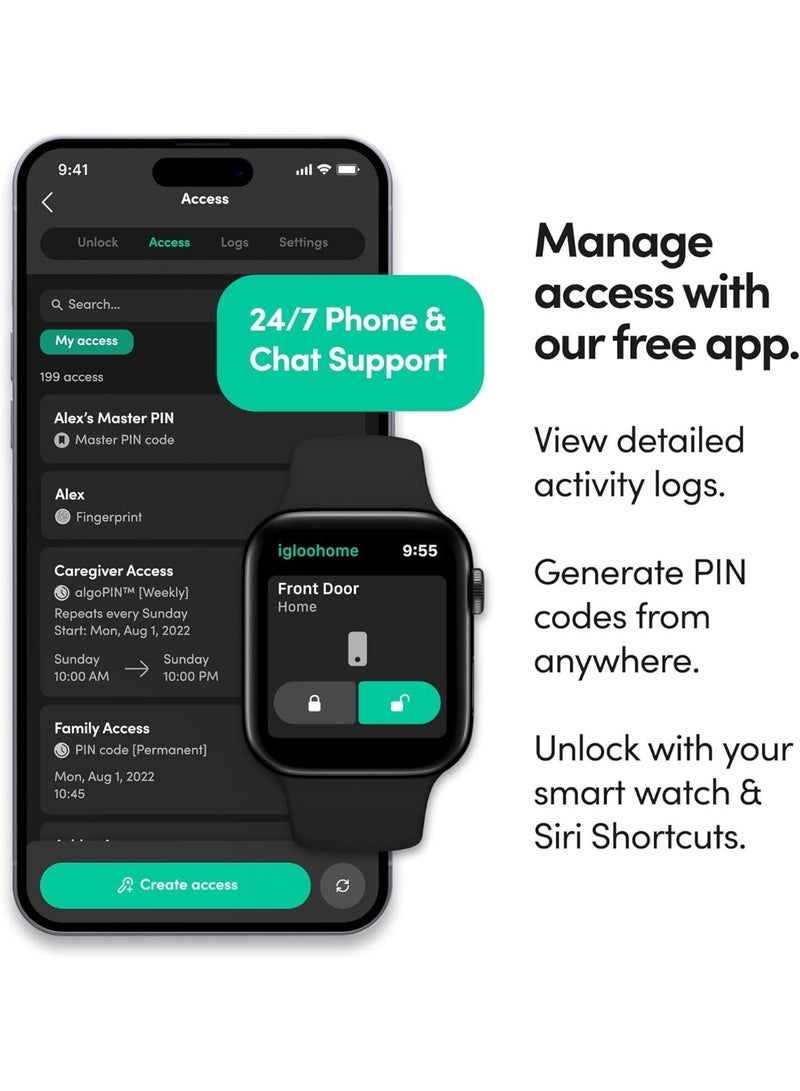 Igloohome Smart Padlock with PIN Code & Mobile App Access – Bluetooth Enabled, Keyless Security Lock - Image 2
